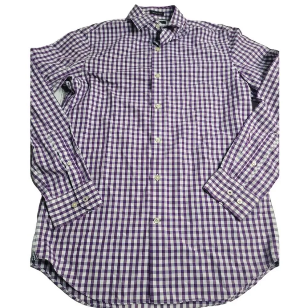 Banana Republic Non Iron Camden Fit Men's Small 100% Cotton